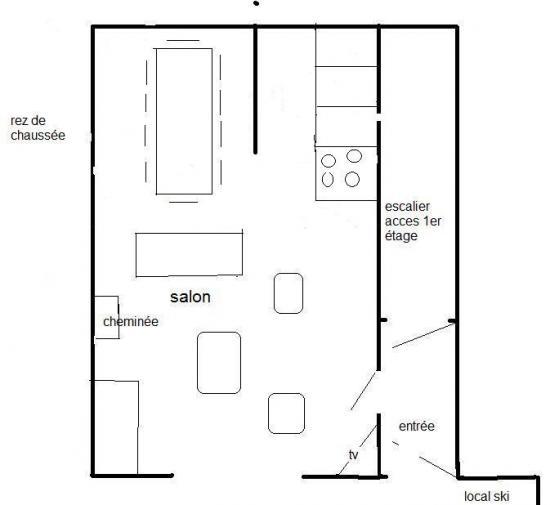 PLAN CHALET LE COL RDC